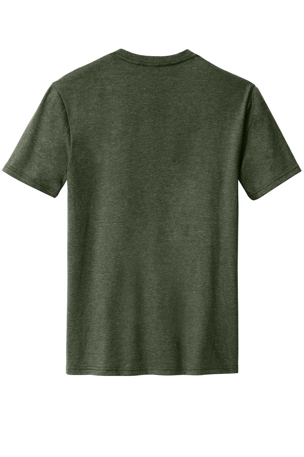 District Mens Perfect Blend Short Sleeve Crewneck T-Shirt - Heather Forest Green
