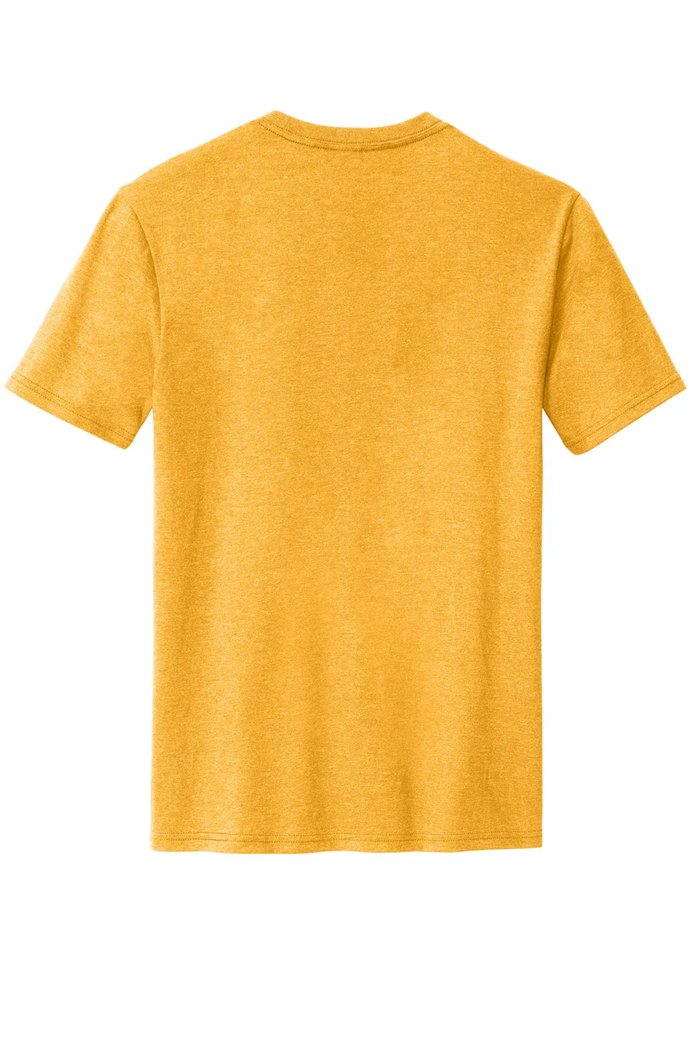 District Mens Perfect Blend Short Sleeve Crewneck T-Shirt - Heather Gold