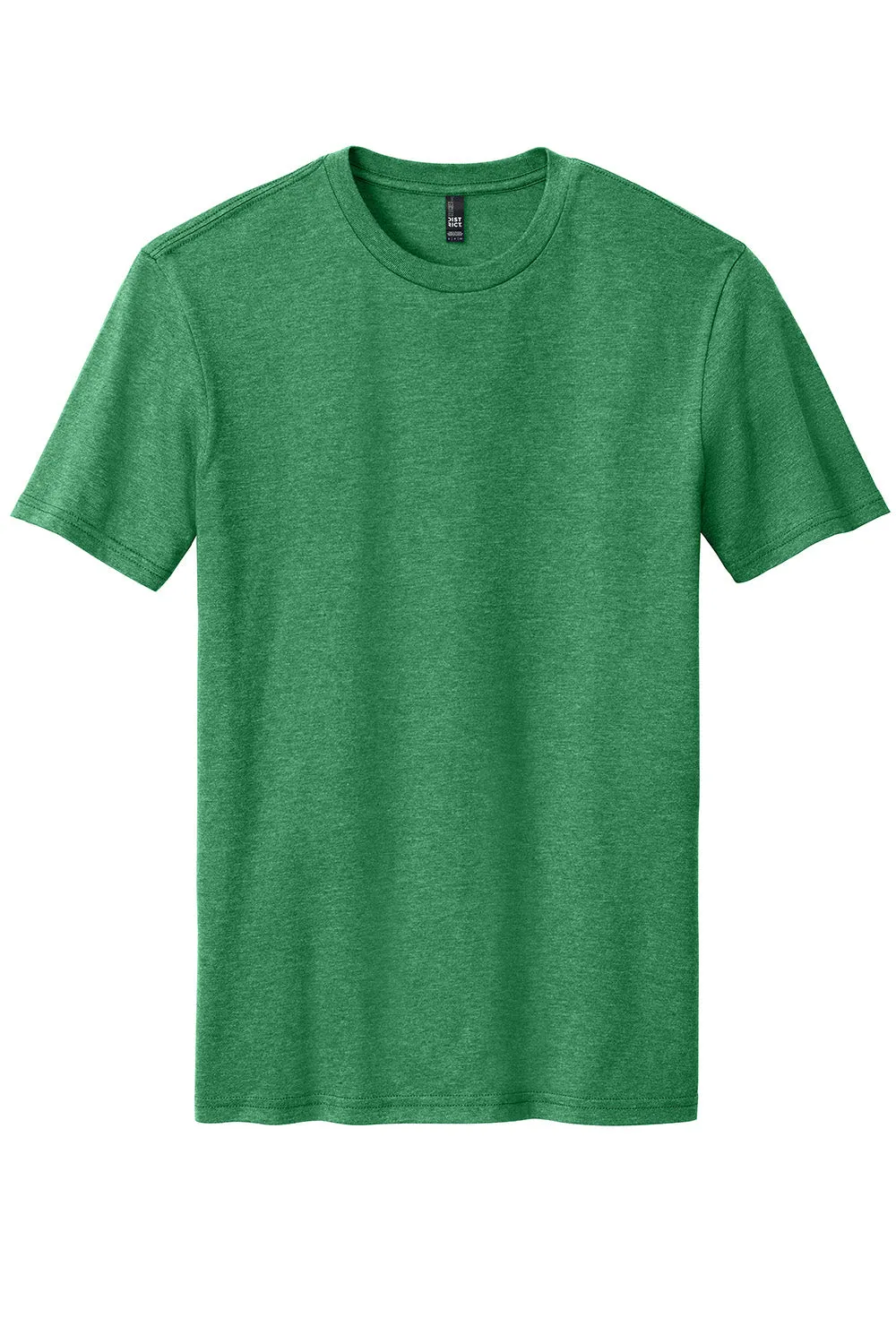 District Mens Perfect Blend Short Sleeve Crewneck T-Shirt - Heather Kelly Green