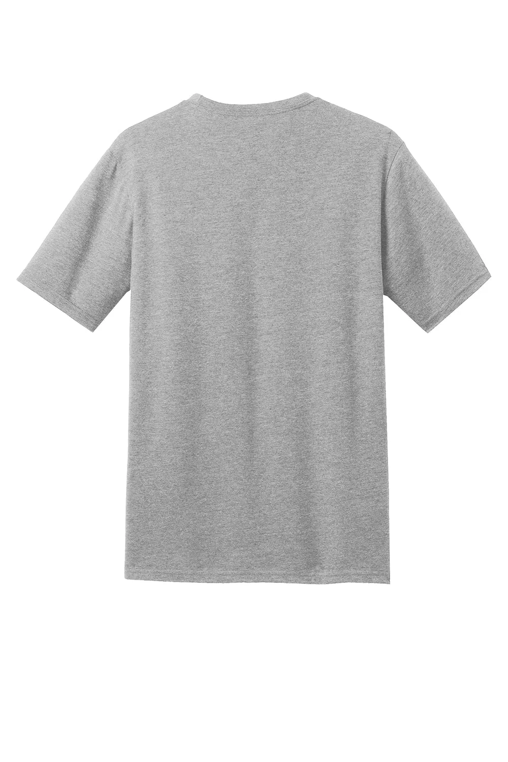 District Mens Perfect Blend Short Sleeve Crewneck T-Shirt - Heather Light Grey