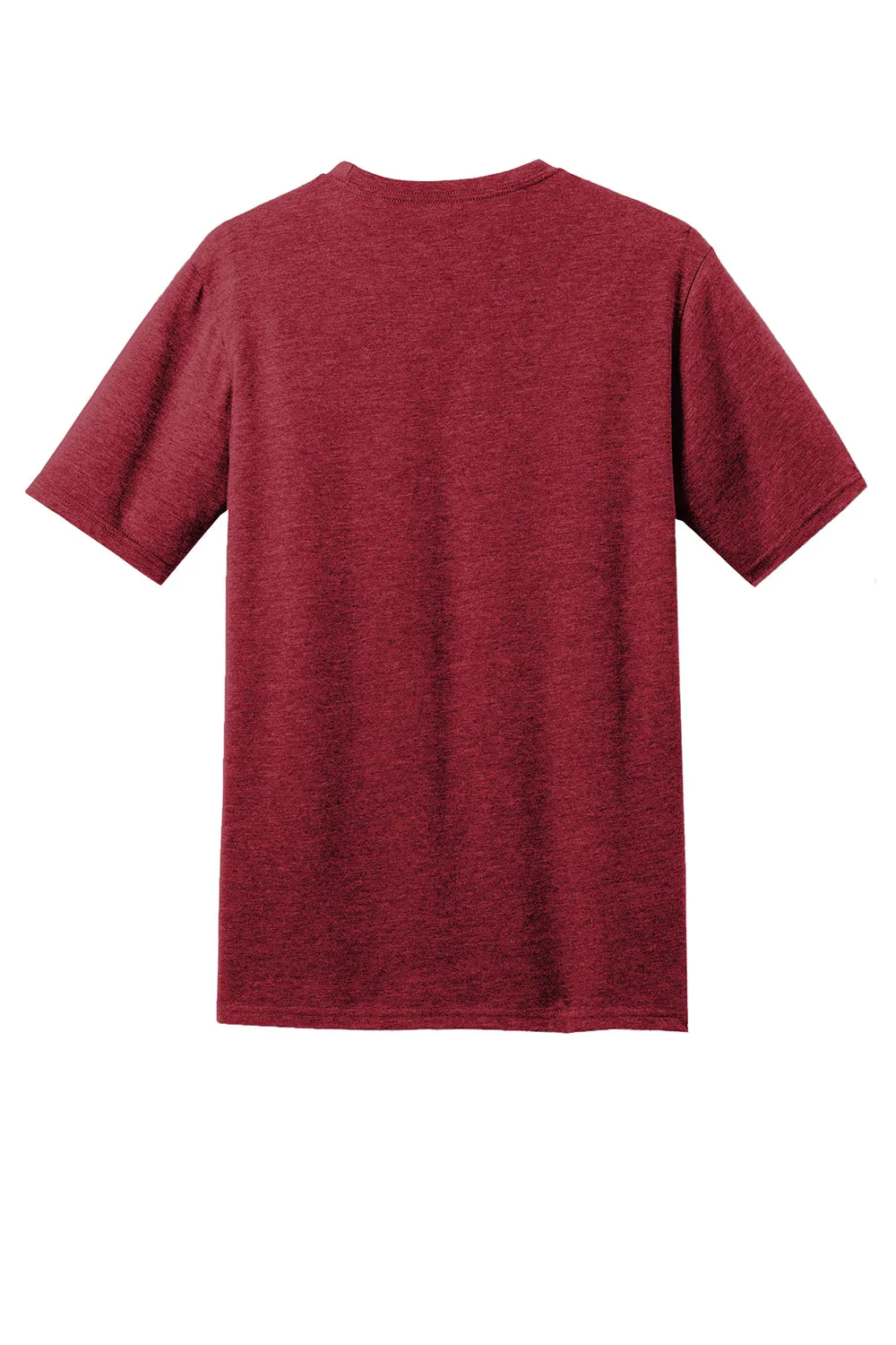 District Mens Perfect Blend Short Sleeve Crewneck T-Shirt - Red Fleck