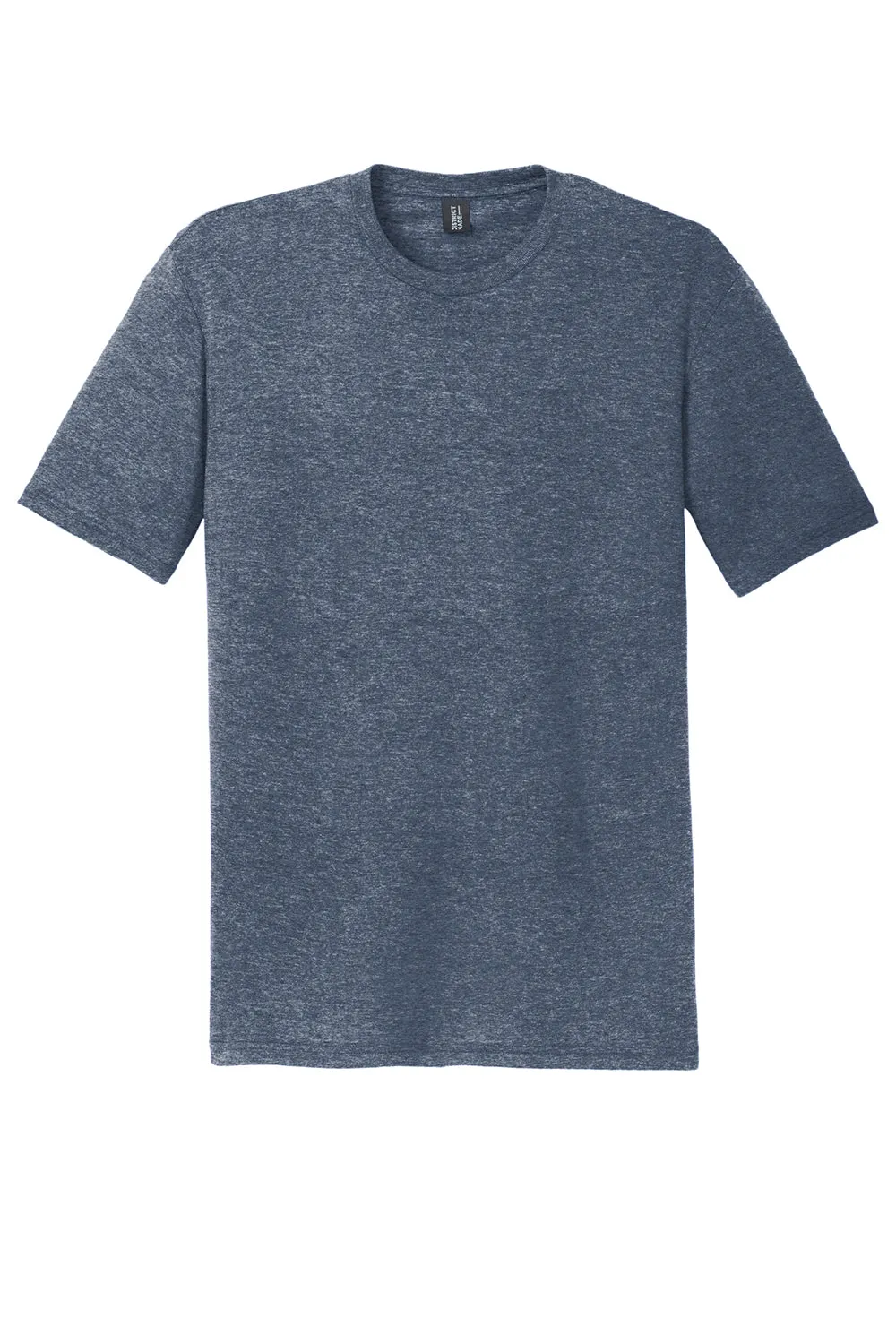 District Mens Perfect DTG Short Sleeve Crewneck T-Shirt - Navy Blue Frost