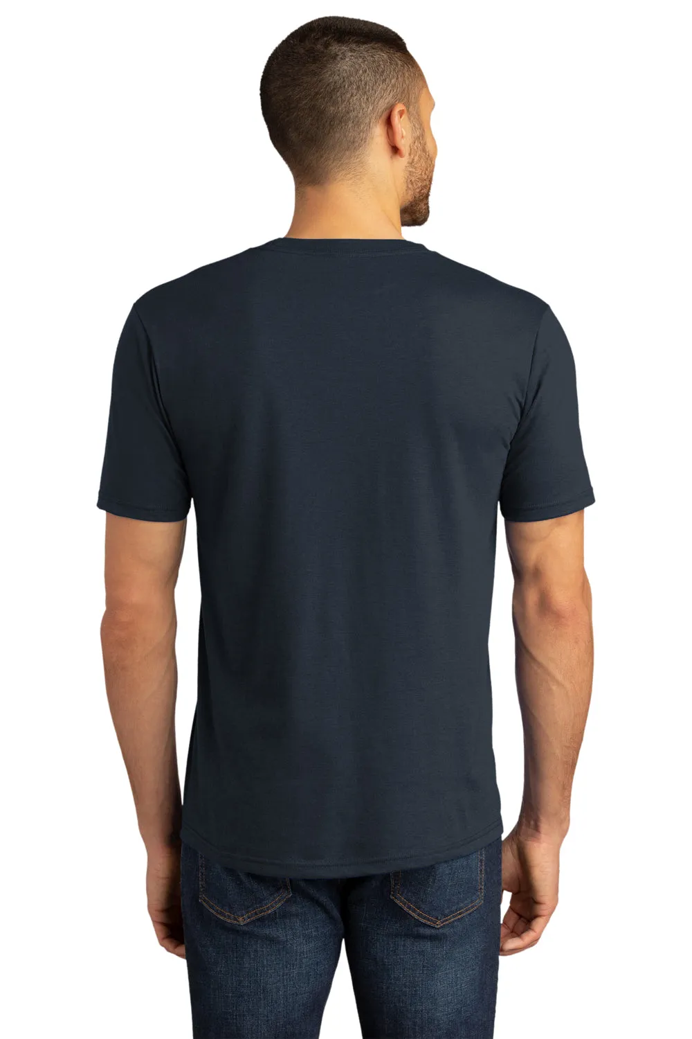 District Mens Perfect DTG Short Sleeve Crewneck T-Shirt - New Navy Blue