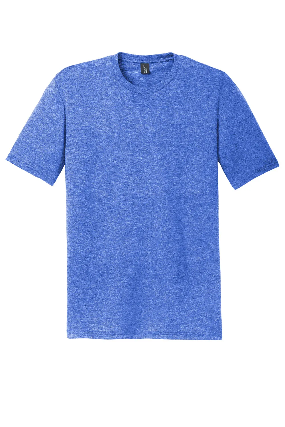 District Mens Perfect DTG Short Sleeve Crewneck T-Shirt - Royal Blue Frost