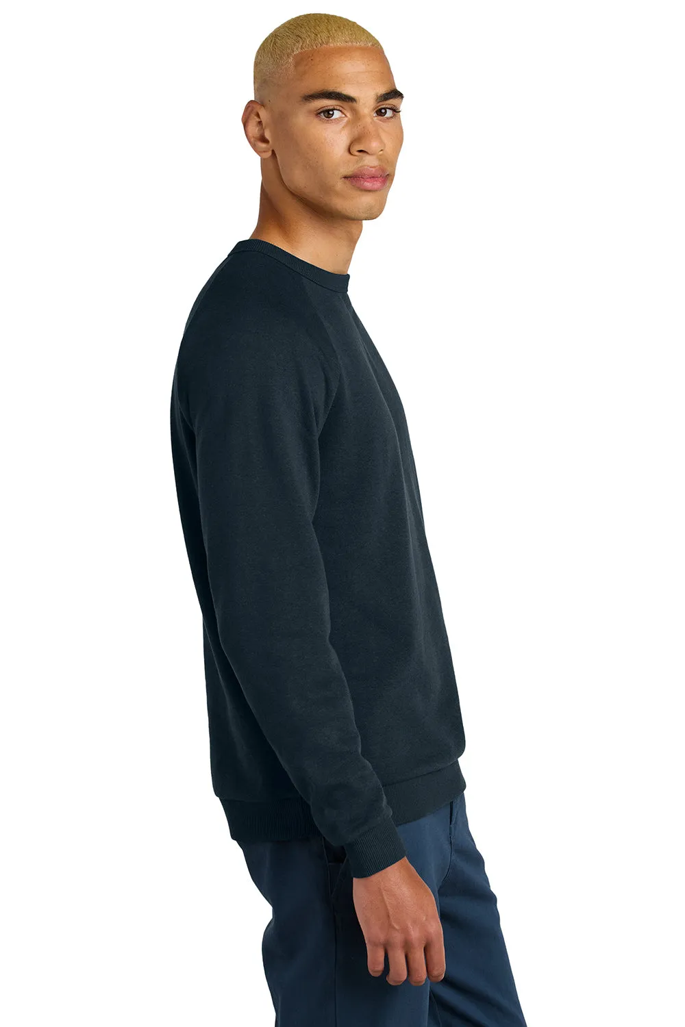 District Mens Perfect Tri Fleece Crewneck Sweatshirt - New Navy Blue