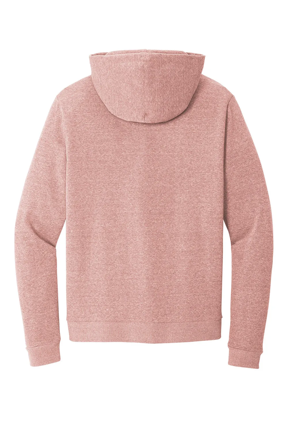 District Mens Perfect Tri Fleece Hooded Sweatshirt Hoodie w/ Pouch Pocket - Blush Frost