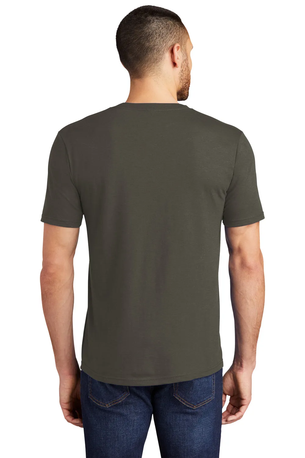 District Mens Perfect Tri Short Sleeve Crewneck T-Shirt - Deepest Grey
