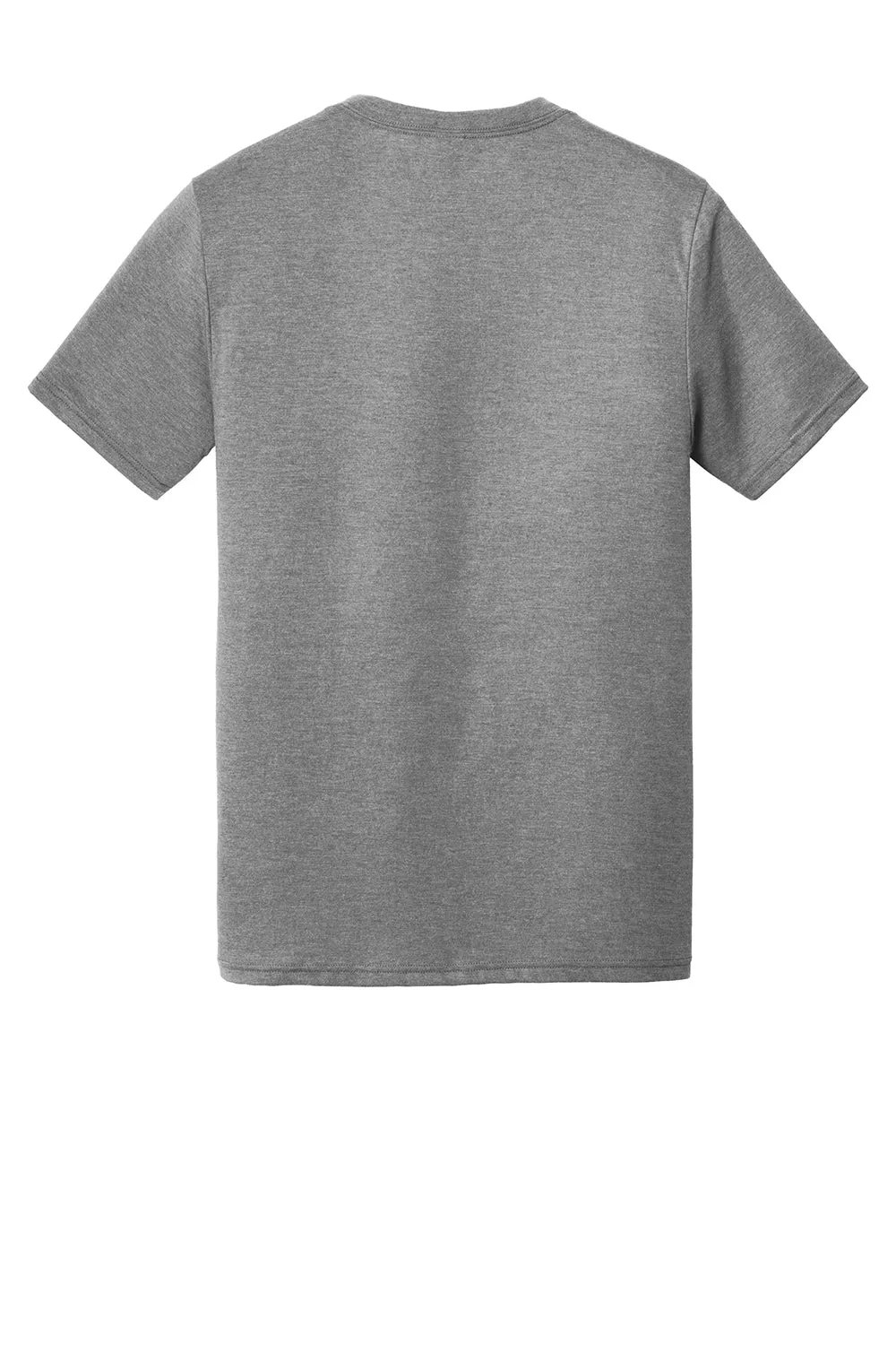 District Mens Perfect Tri Short Sleeve V-Neck T-Shirt - Grey Frost