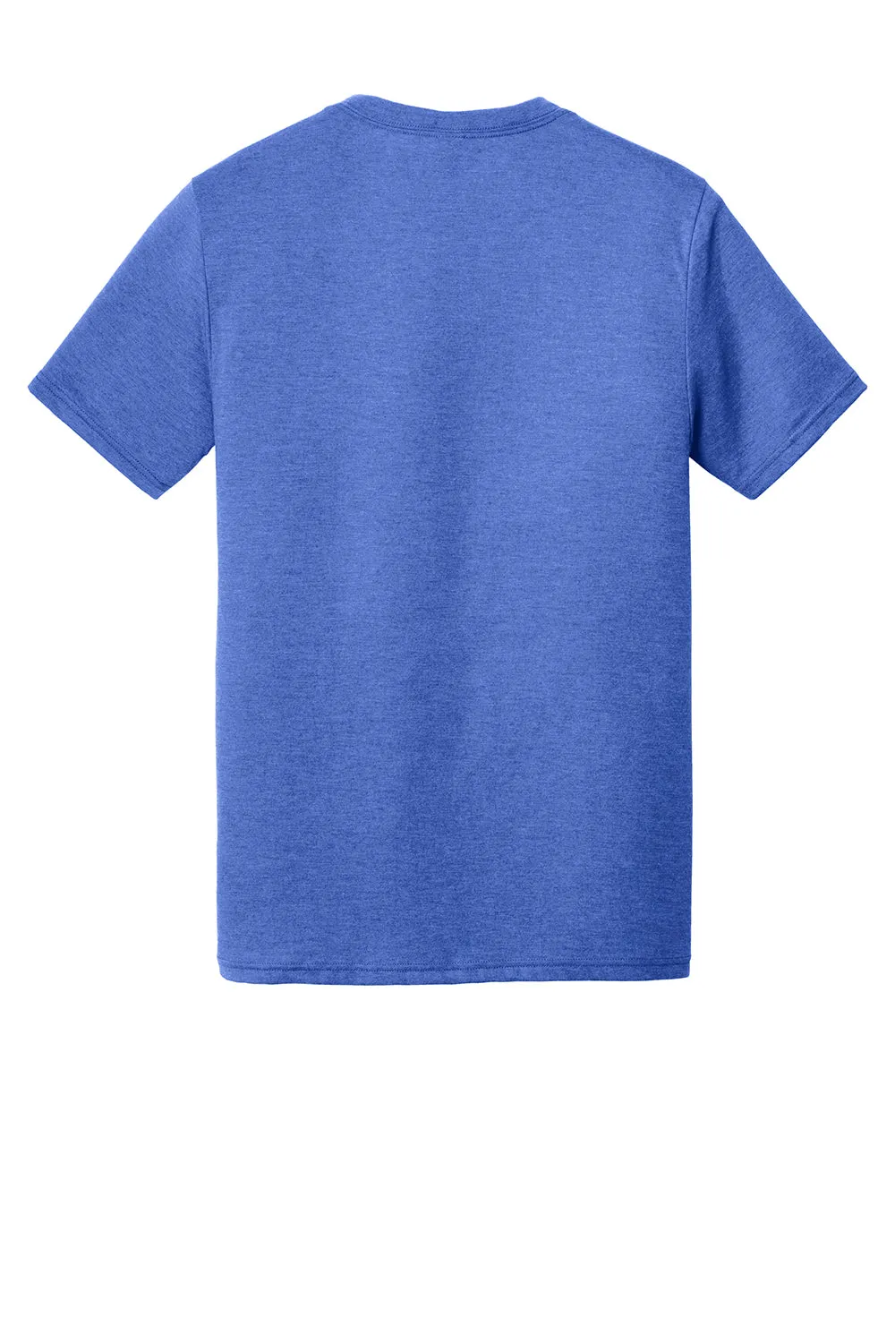 District Mens Perfect Tri Short Sleeve V-Neck T-Shirt - Royal Blue Frost