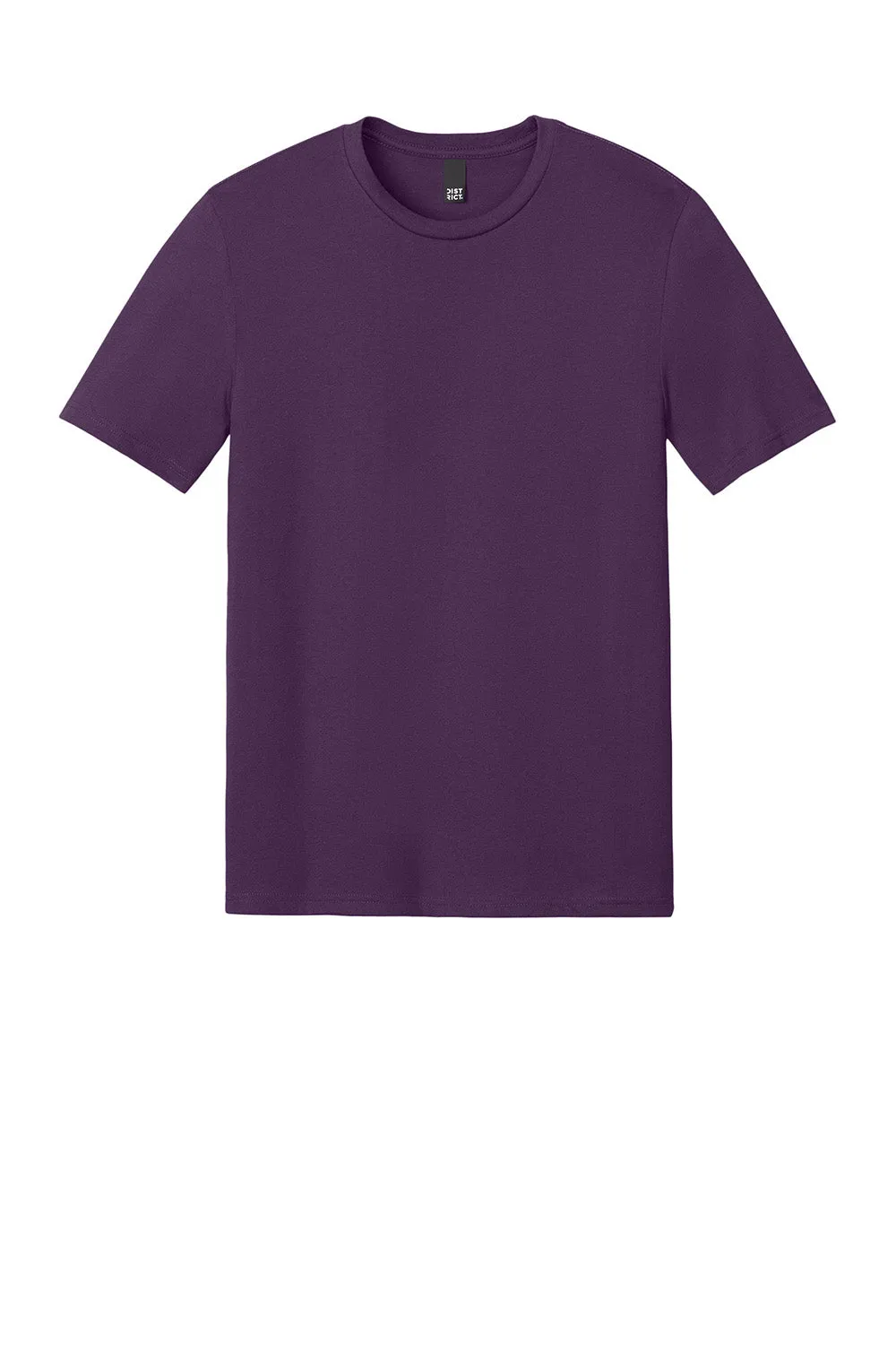 District Mens Perfect Weight CVC Short Sleeve Crewneck T-Shirt - Blackberry Purple