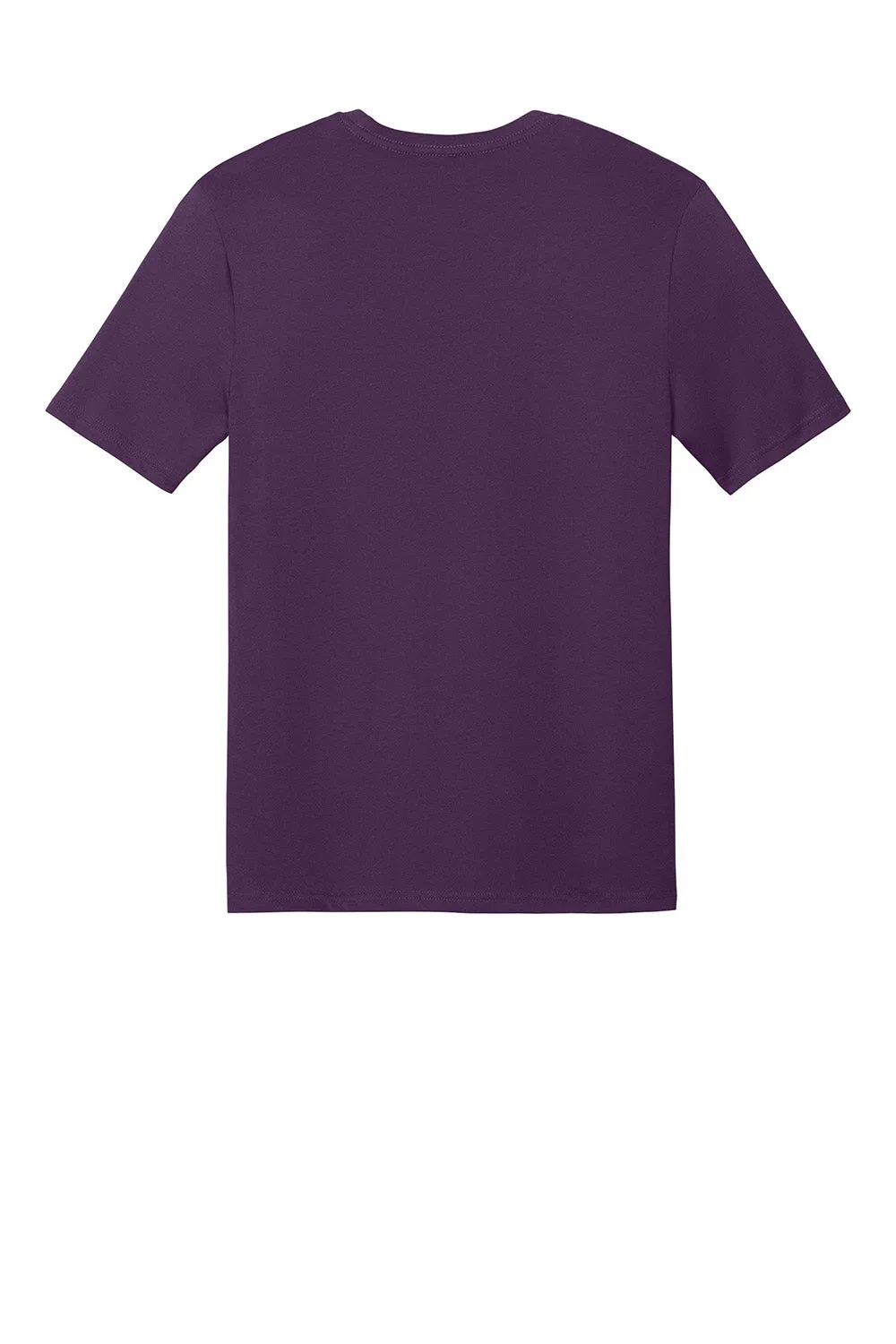 District Mens Perfect Weight CVC Short Sleeve Crewneck T-Shirt - Blackberry Purple