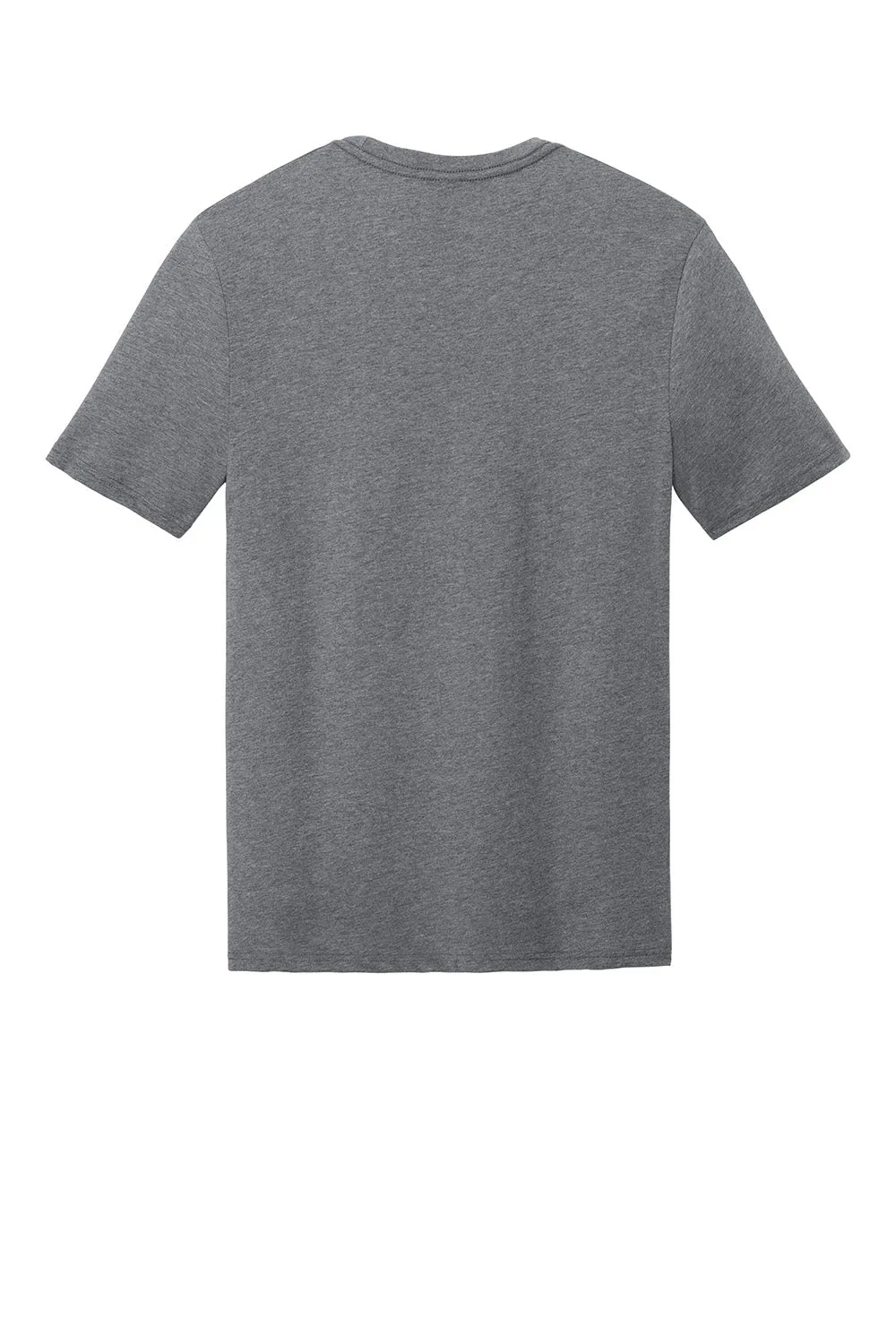 District Mens Perfect Weight CVC Short Sleeve Crewneck T-Shirt - Heather Graphite Grey