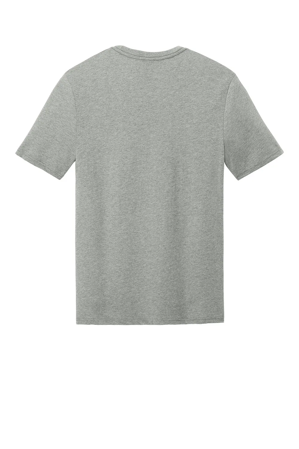 District Mens Perfect Weight CVC Short Sleeve Crewneck T-Shirt - Heather Light Grey