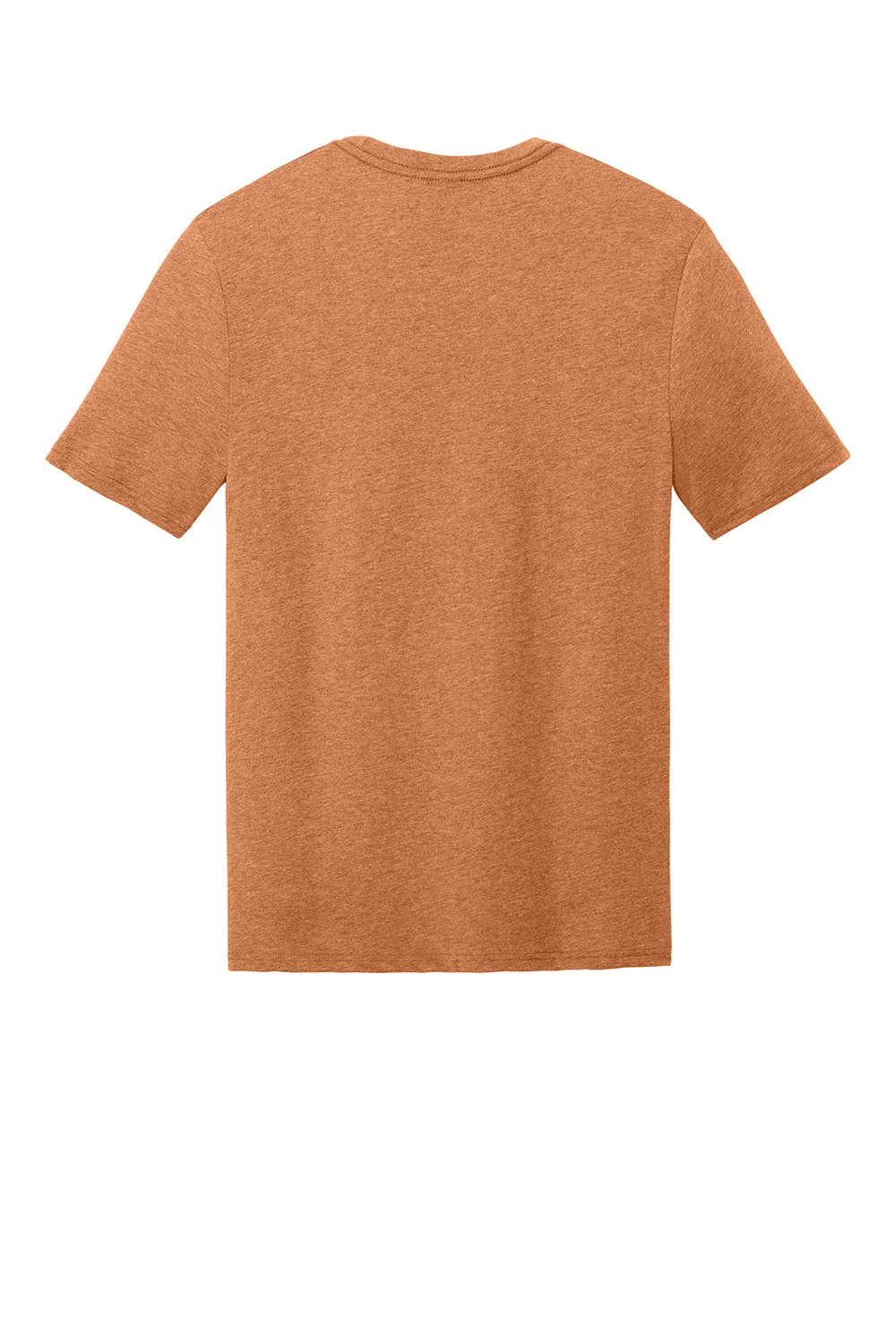District Mens Perfect Weight CVC Short Sleeve Crewneck T-Shirt - Heather Sienna