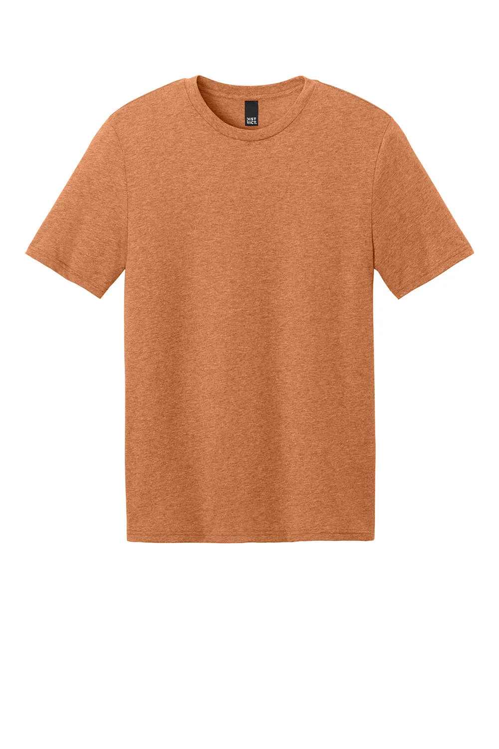 District Mens Perfect Weight CVC Short Sleeve Crewneck T-Shirt - Heather Sienna