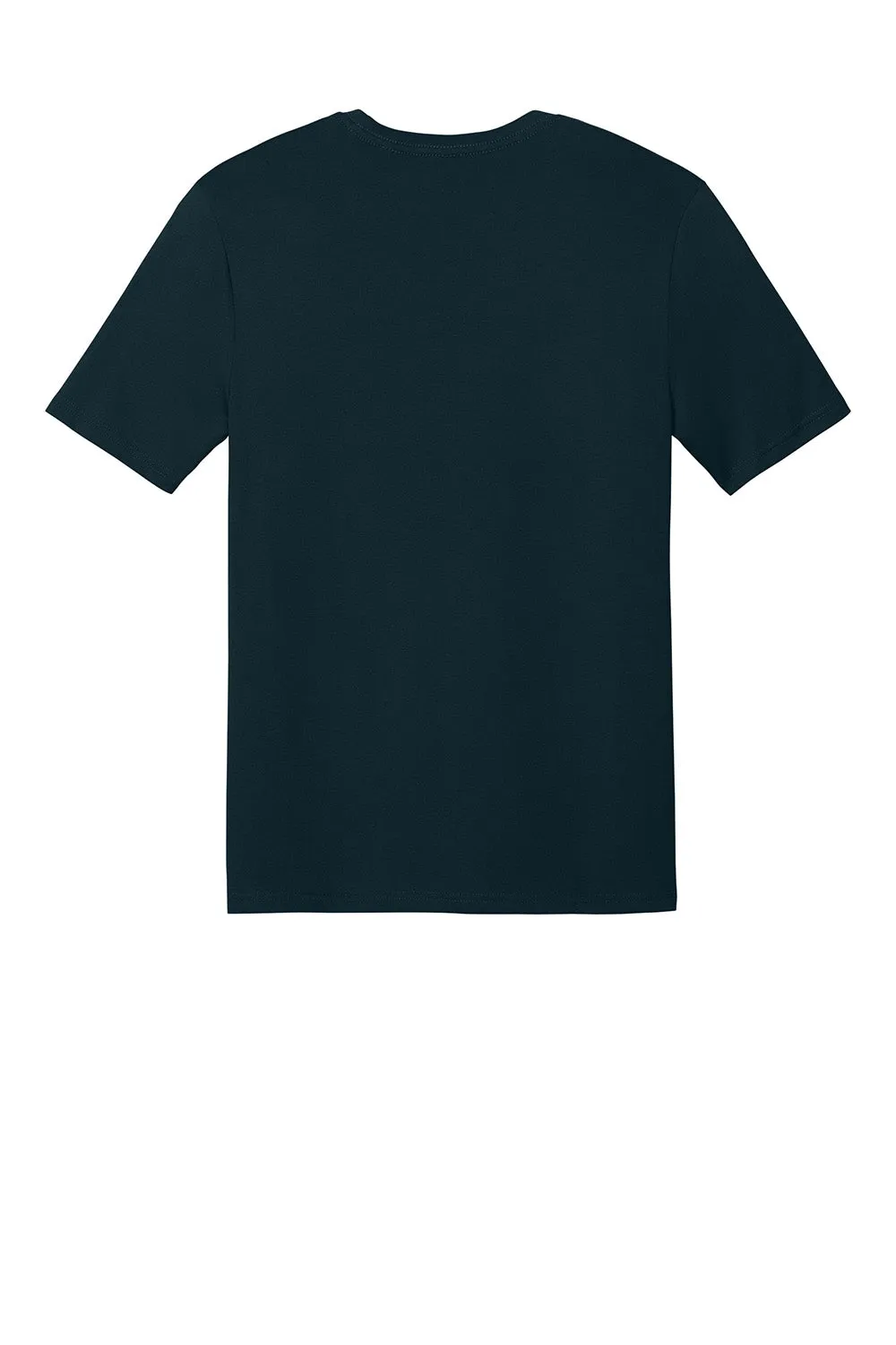 District Mens Perfect Weight CVC Short Sleeve Crewneck T-Shirt - Navy Blue