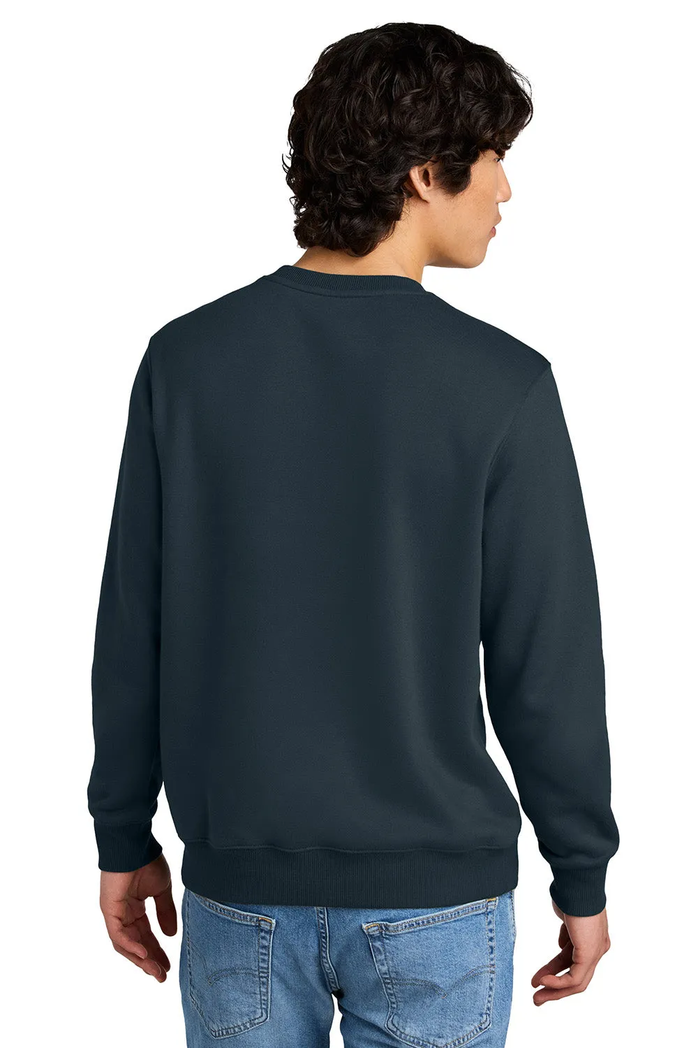 District Mens Perfect Weight Fleece Crewneck Sweatshirt - New Navy Blue