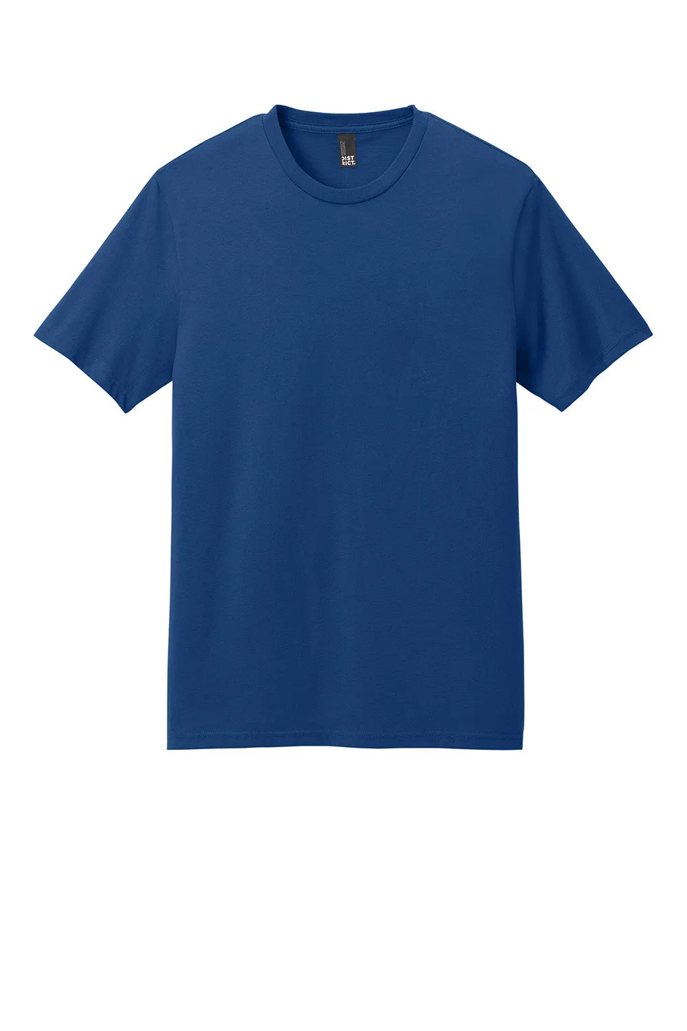 District Mens Perfect Weight Icon Short Sleeve Crewneck T-Shirt - Deep Royal Blue