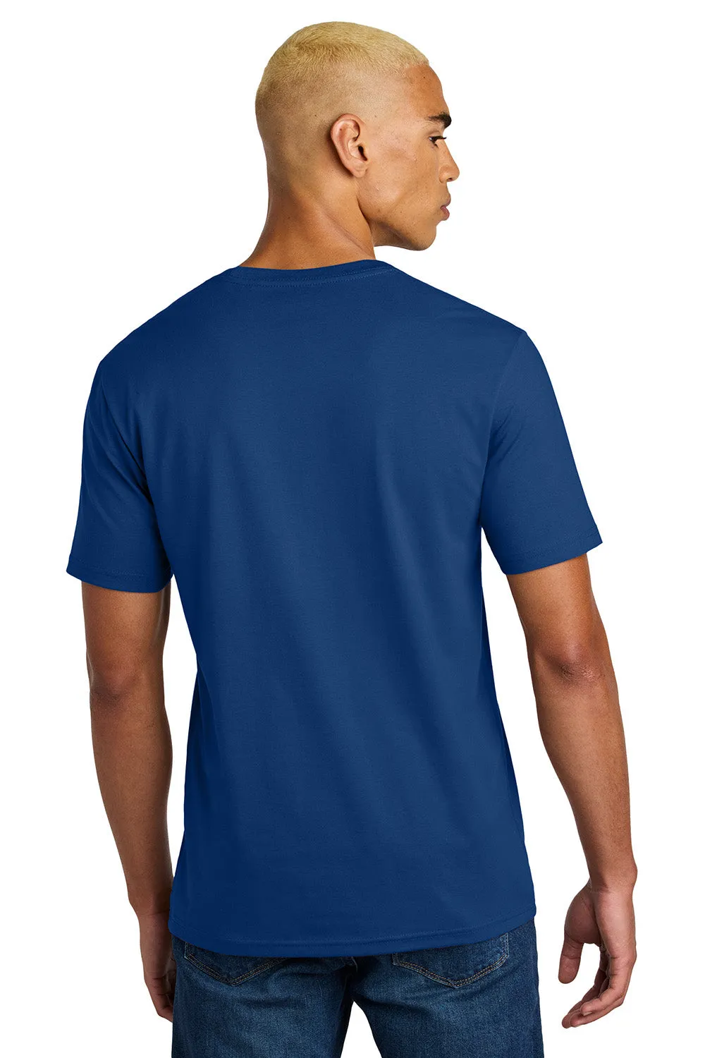 District Mens Perfect Weight Icon Short Sleeve Crewneck T-Shirt - Deep Royal Blue