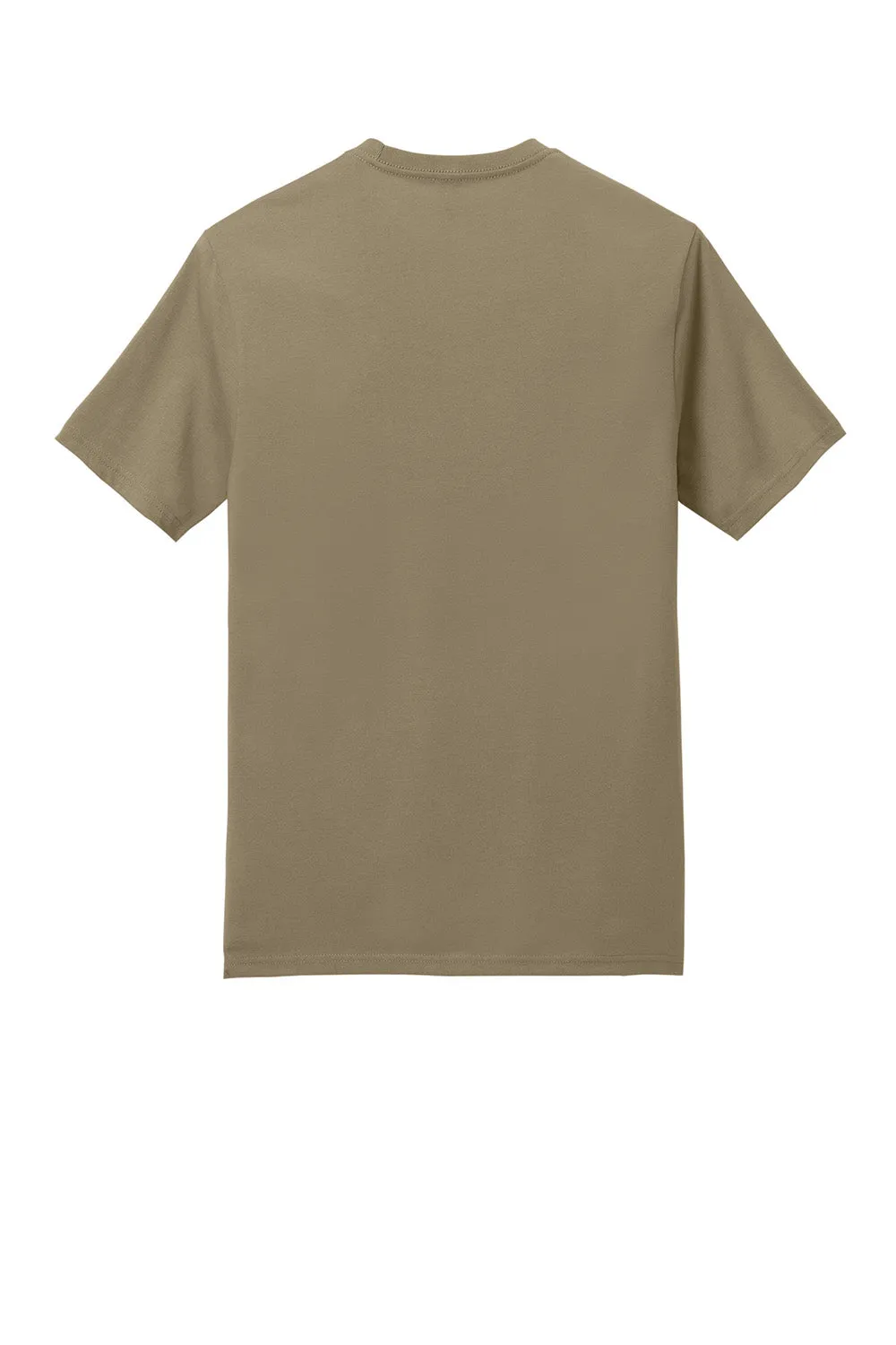 District Mens Perfect Weight Icon Short Sleeve Crewneck T-Shirt - Dune Brown