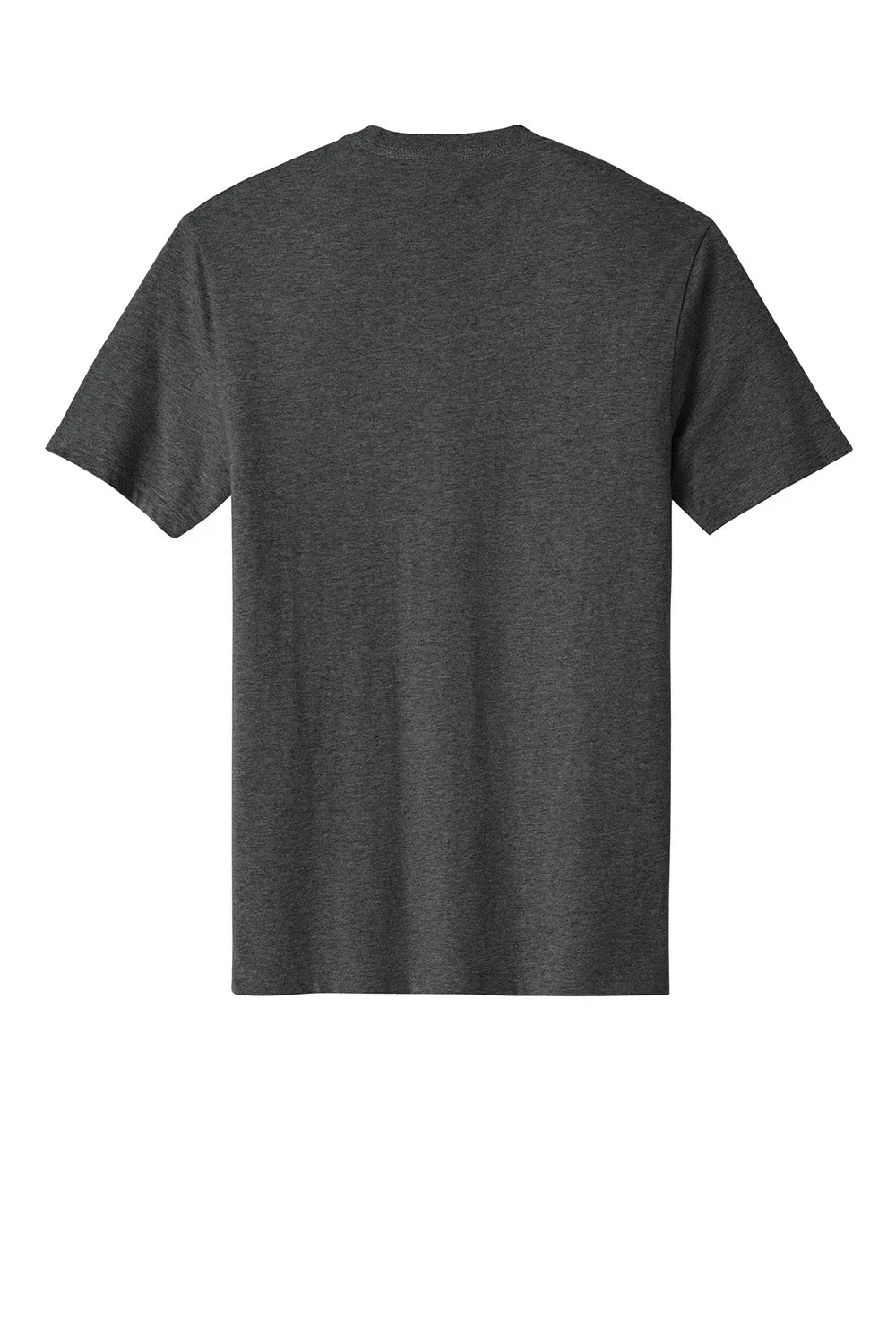 District Mens Perfect Weight Icon Short Sleeve Crewneck T-Shirt - Heather Charcoal Grey