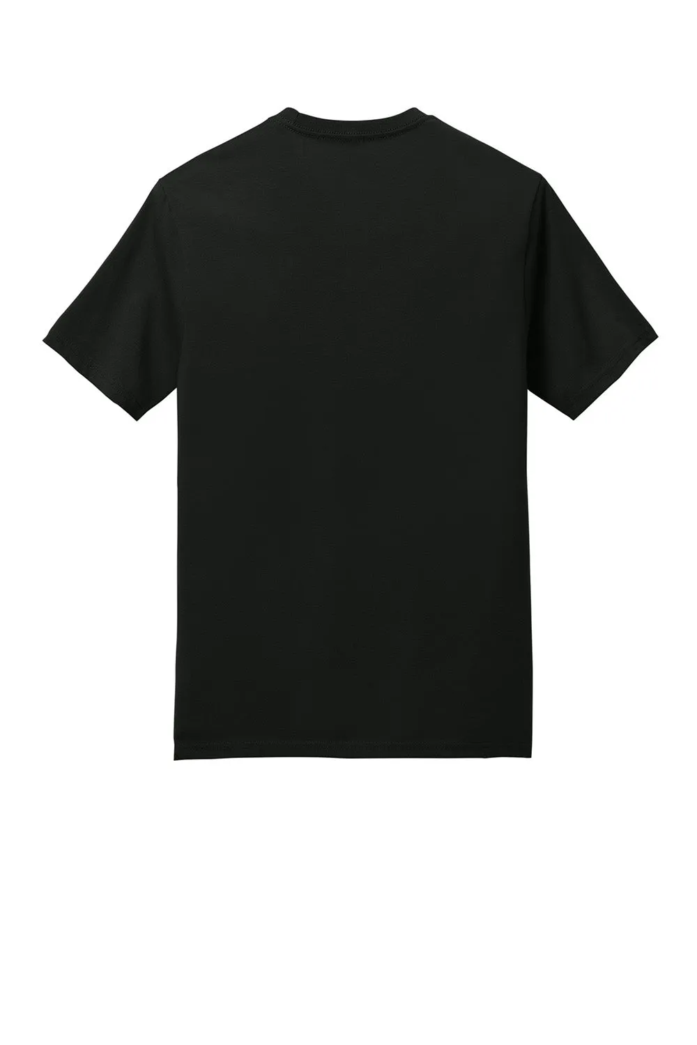 District Mens Perfect Weight Icon Short Sleeve Crewneck T-Shirt - Jet Black