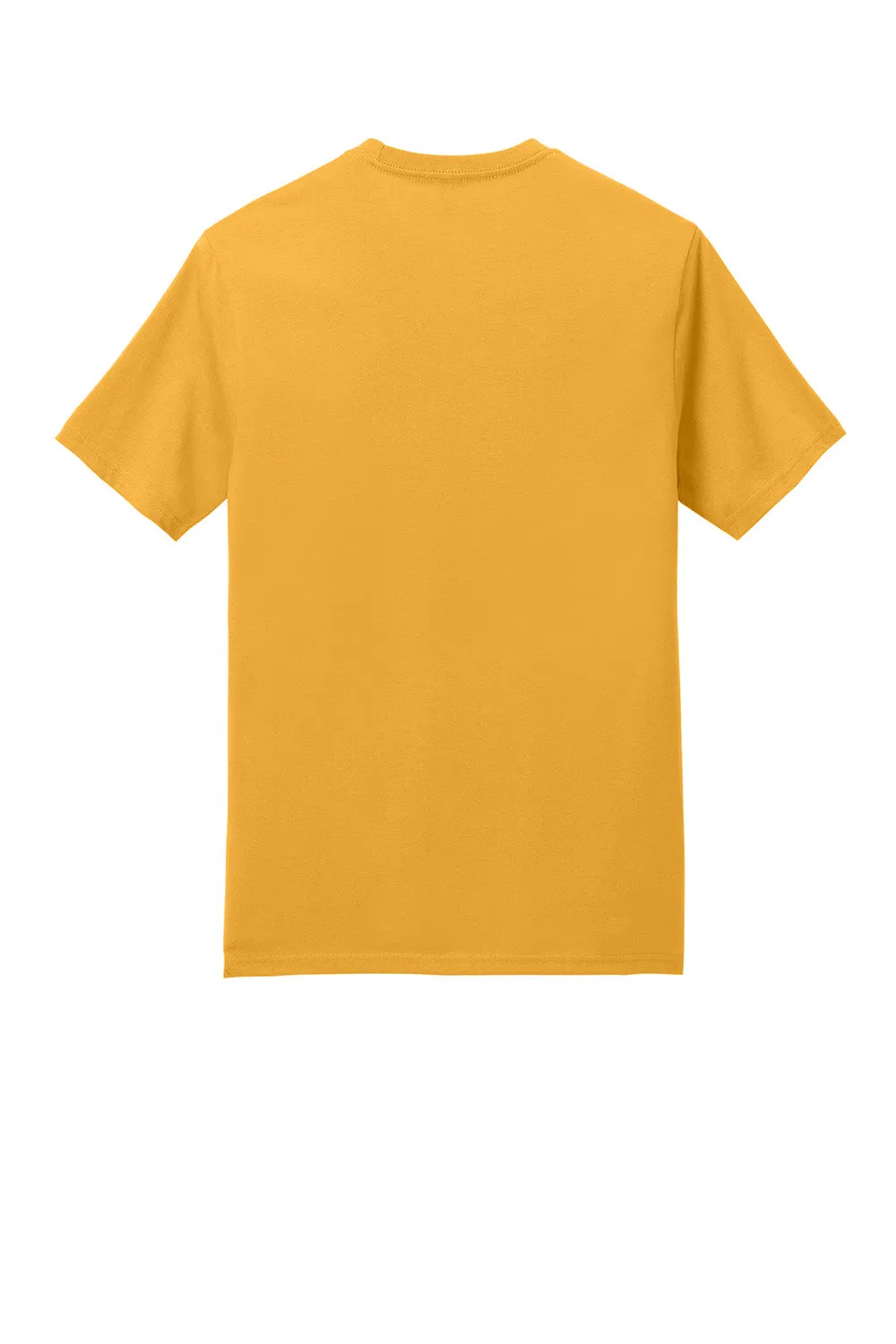 District Mens Perfect Weight Icon Short Sleeve Crewneck T-Shirt - Warm Gold