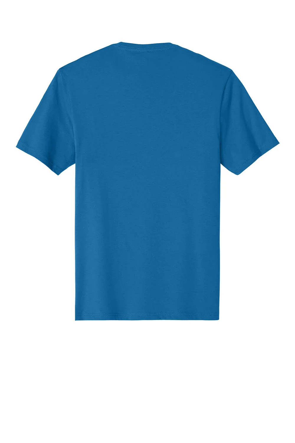 District Mens Perfect Weight Short Sleeve Crewneck T-Shirt - Bright Blue