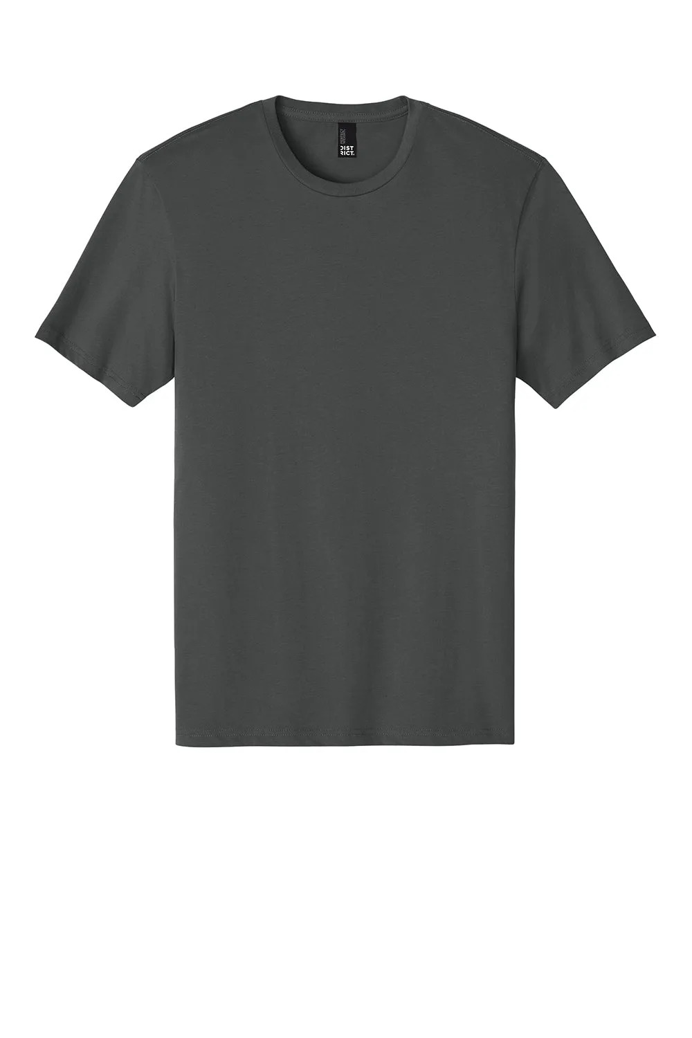 District Mens Perfect Weight Short Sleeve Crewneck T-Shirt - Charcoal Grey