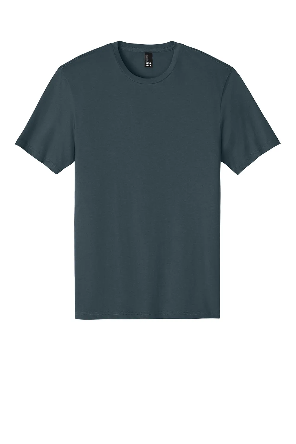 District Mens Perfect Weight Short Sleeve Crewneck T-Shirt - Deep Steel Blue
