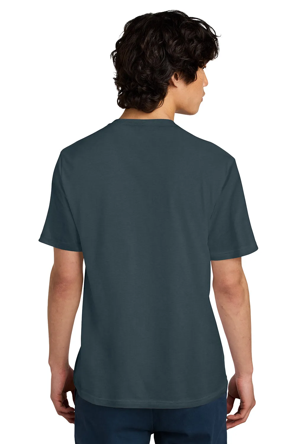 District Mens Perfect Weight Short Sleeve Crewneck T-Shirt - Deep Steel Blue
