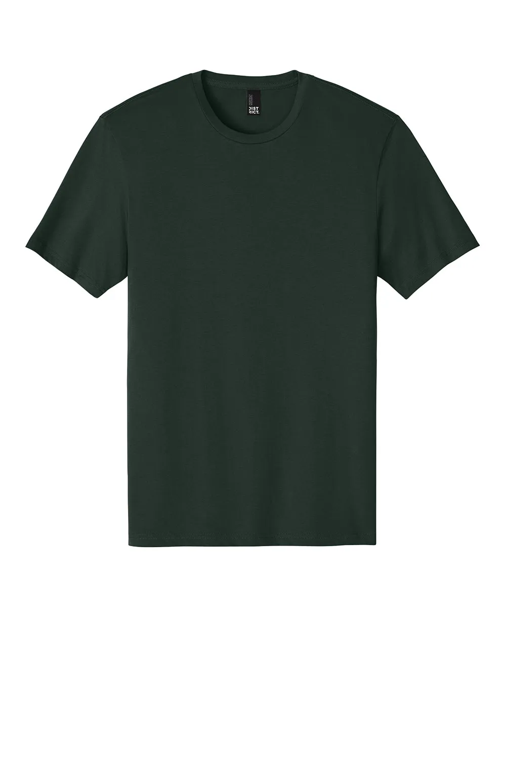 District Mens Perfect Weight Short Sleeve Crewneck T-Shirt - Forest Green - Closeout
