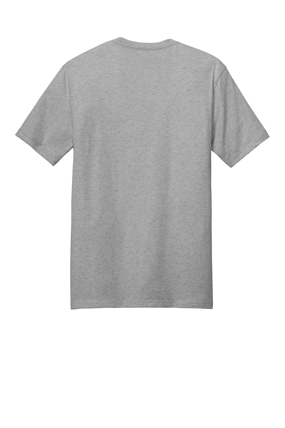 District Mens Perfect Weight Short Sleeve Crewneck T-Shirt - Heather Steel Grey