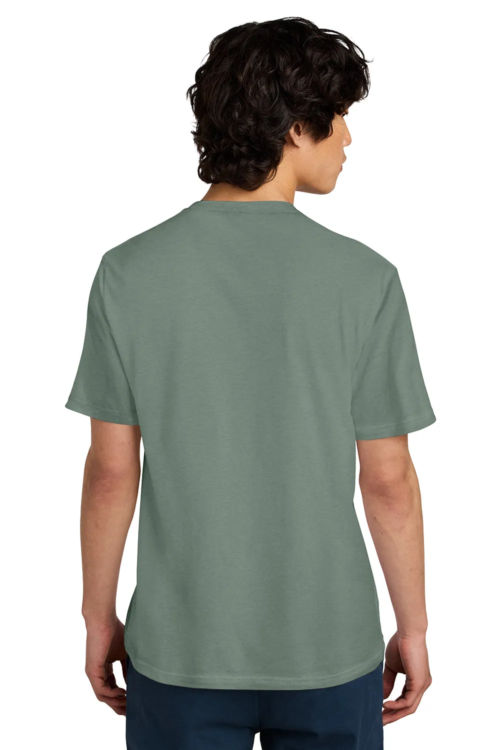 District Mens Perfect Weight Short Sleeve Crewneck T-Shirt - Laurel Green