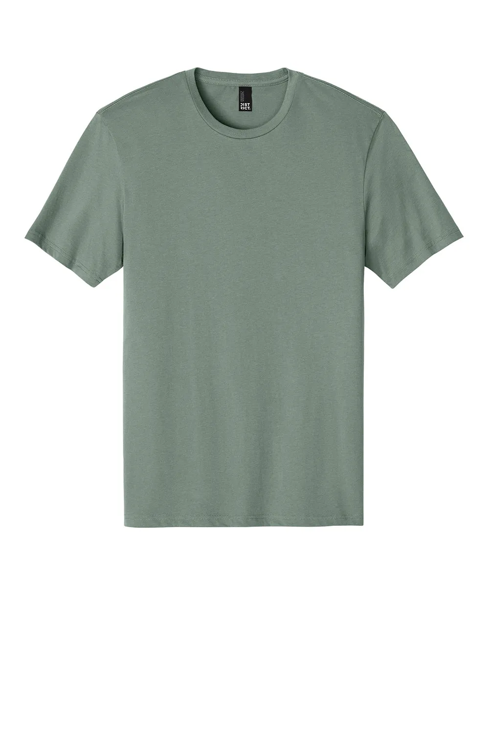 District Mens Perfect Weight Short Sleeve Crewneck T-Shirt - Laurel Green