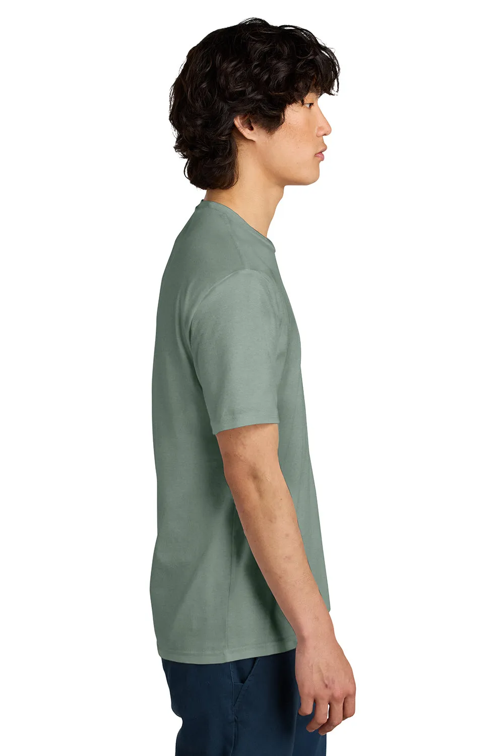 District Mens Perfect Weight Short Sleeve Crewneck T-Shirt - Laurel Green