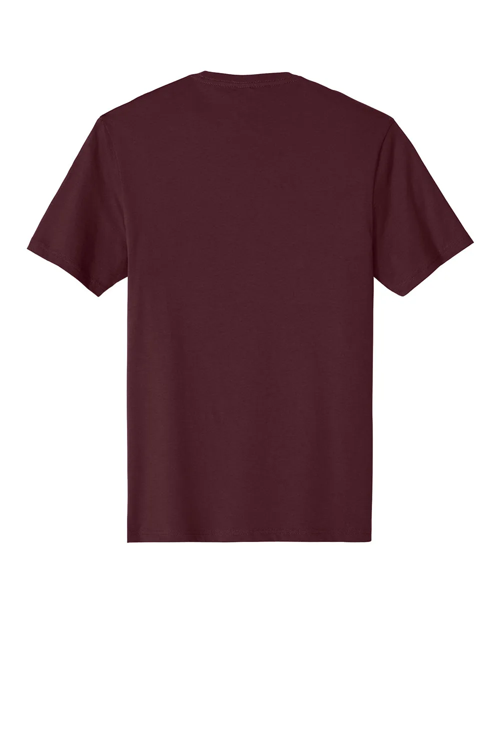 District Mens Perfect Weight Short Sleeve Crewneck T-Shirt - Maroon