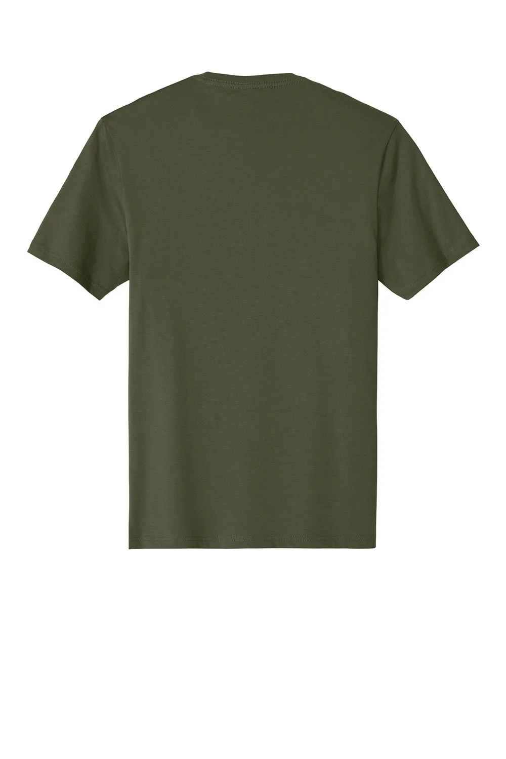 District Mens Perfect Weight Short Sleeve Crewneck T-Shirt - Military Green