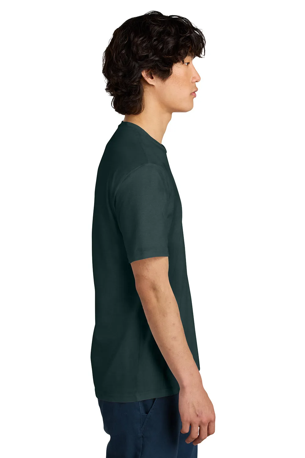 District Mens Perfect Weight Short Sleeve Crewneck T-Shirt - Rainforest Green