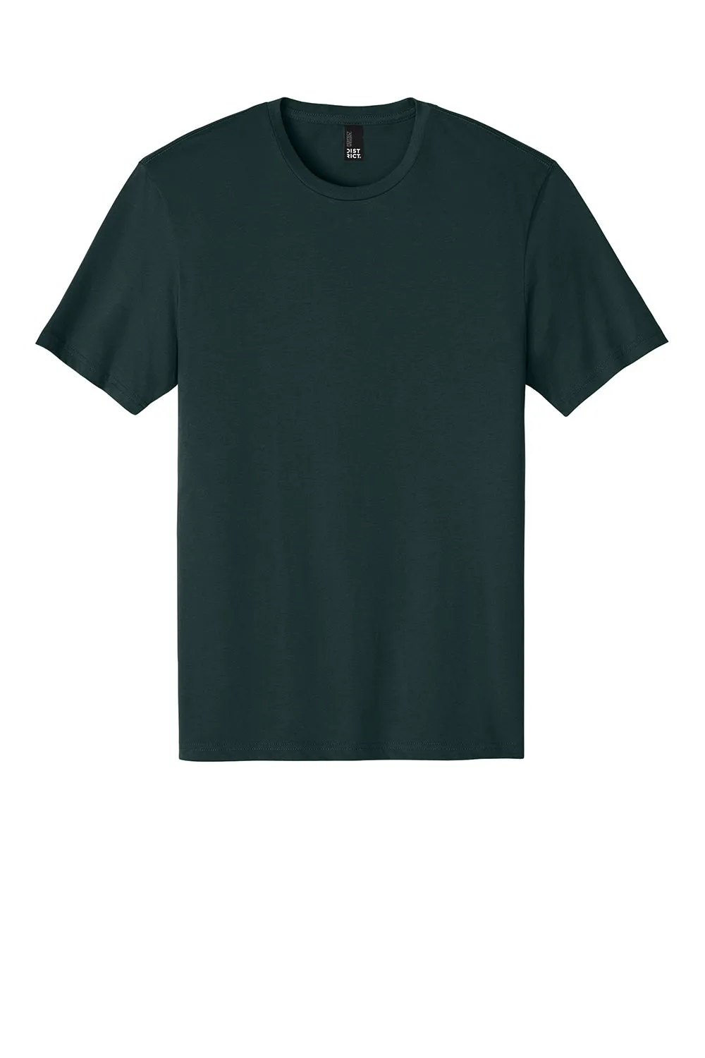District Mens Perfect Weight Short Sleeve Crewneck T-Shirt - Rainforest Green