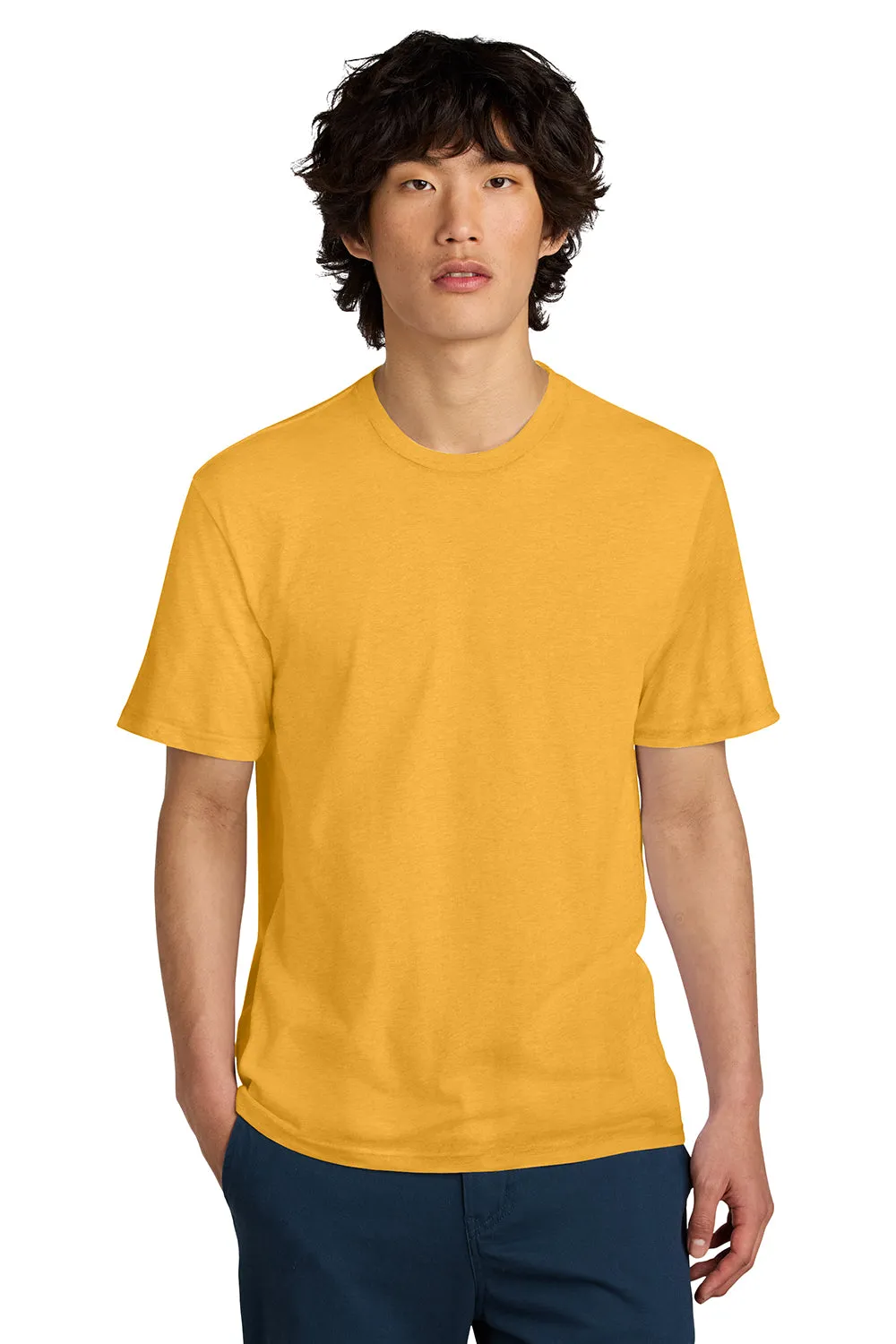 District Mens Perfect Weight Short Sleeve Crewneck T-Shirt - Warm Gold