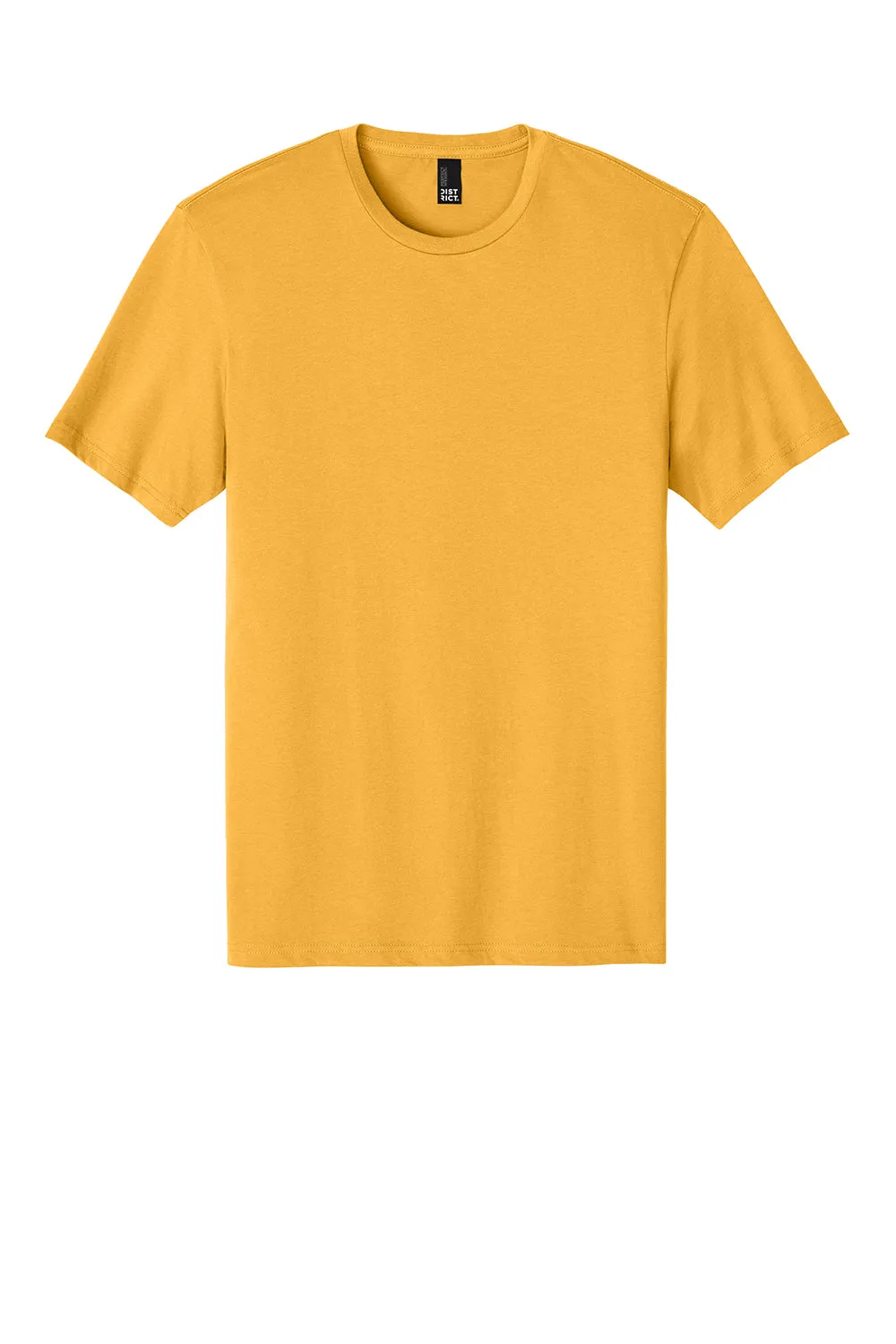 District Mens Perfect Weight Short Sleeve Crewneck T-Shirt - Warm Gold