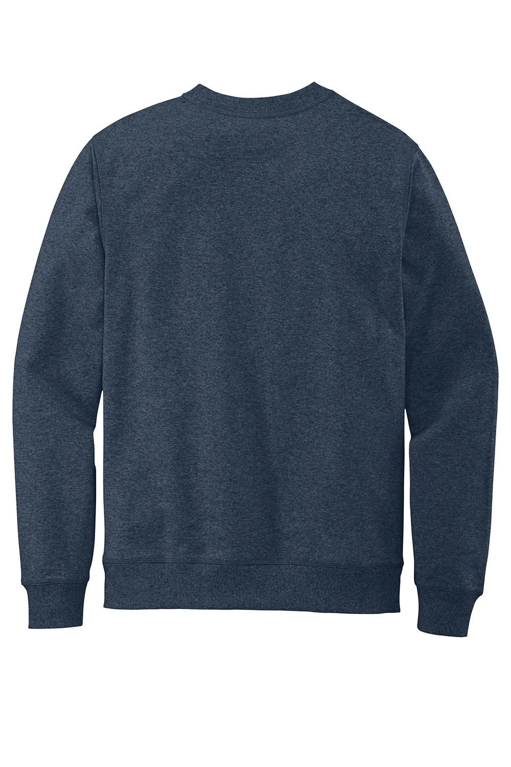 District Mens Re-Fleece Crewneck Sweatshirt - Heather Navy Blue