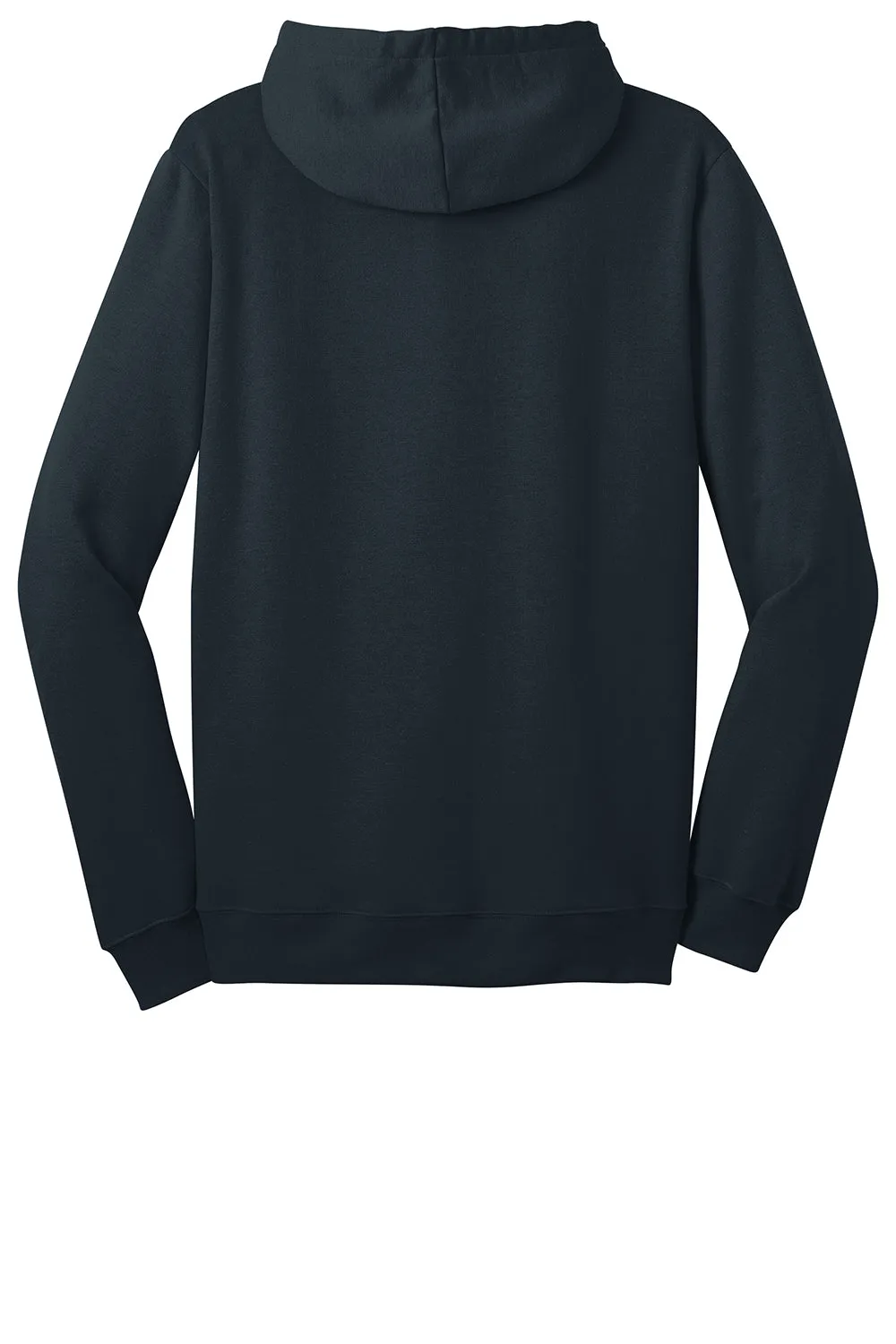 District Mens The Concert Fleece Full Zip Hooded Sweatshirt Hoodie w/ Pockets - New Navy Blue