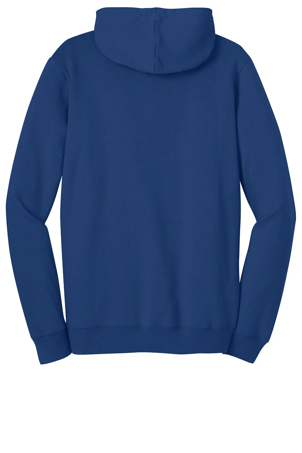 District Mens The Concert Fleece Hooded Sweatshirt Hoodie w/ Pouch Pocket - Deep Royal Blue