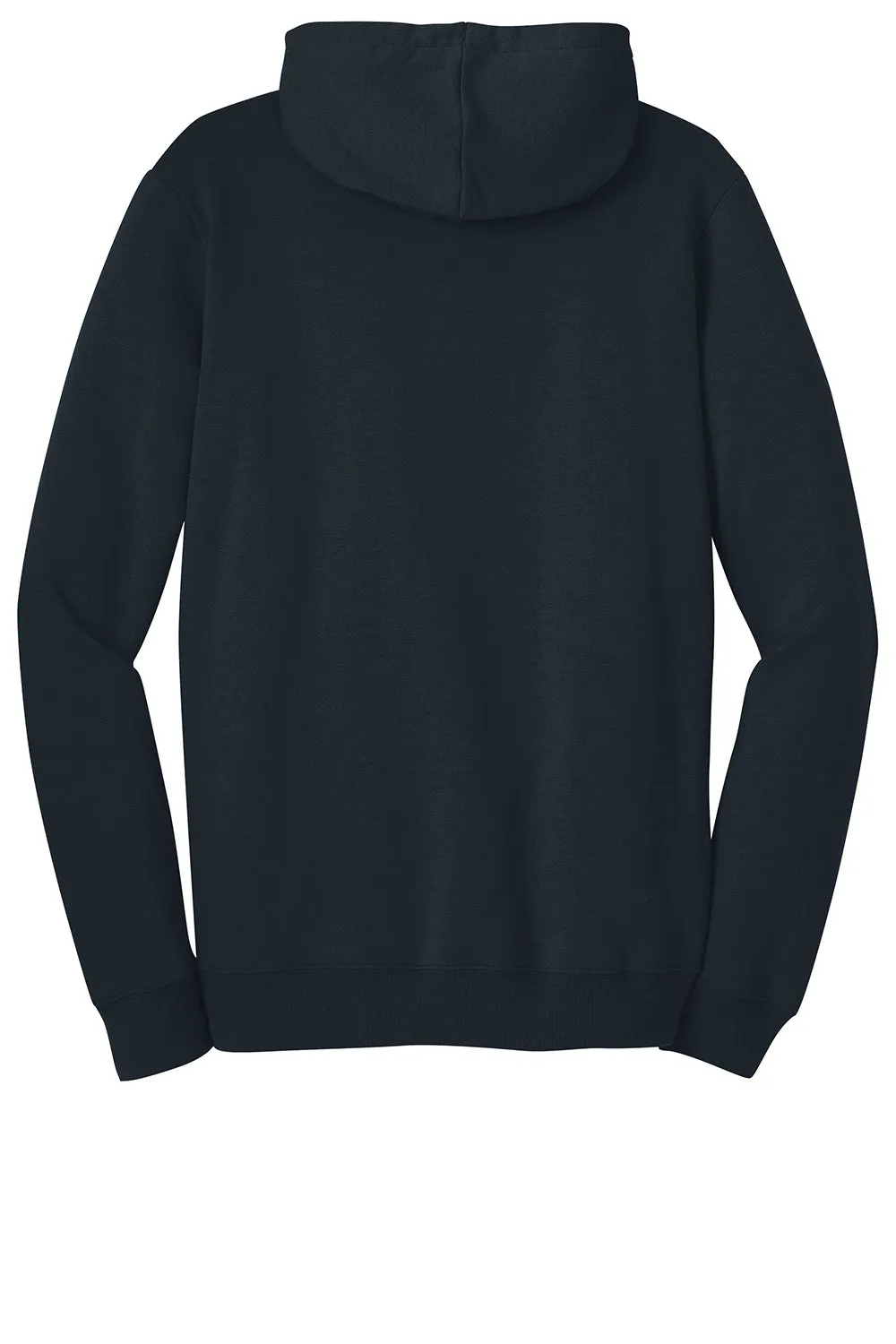 District Mens The Concert Fleece Hooded Sweatshirt Hoodie w/ Pouch Pocket - New Navy Blue