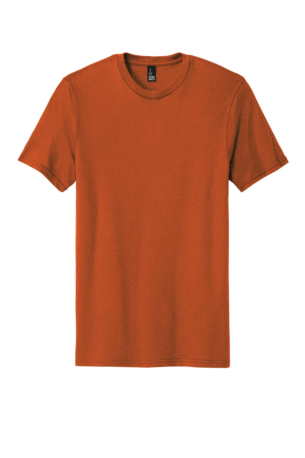 District Mens The Concert Short Sleeve Crewneck T-Shirt - Deep Orange