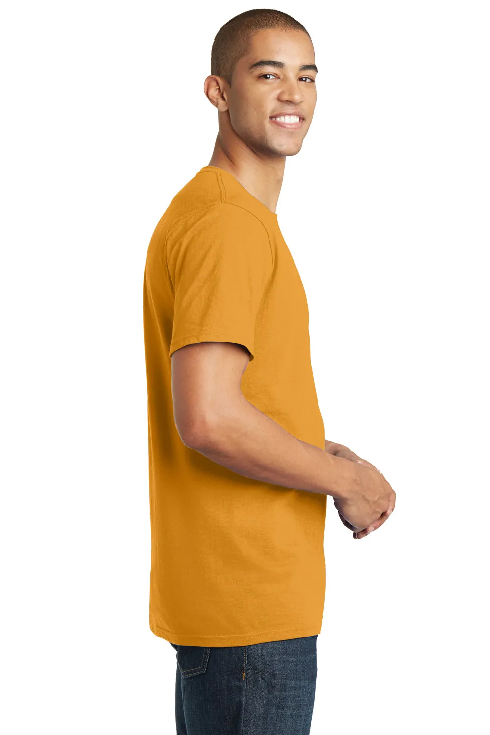 District Mens The Concert Short Sleeve Crewneck T-Shirt - Gold
