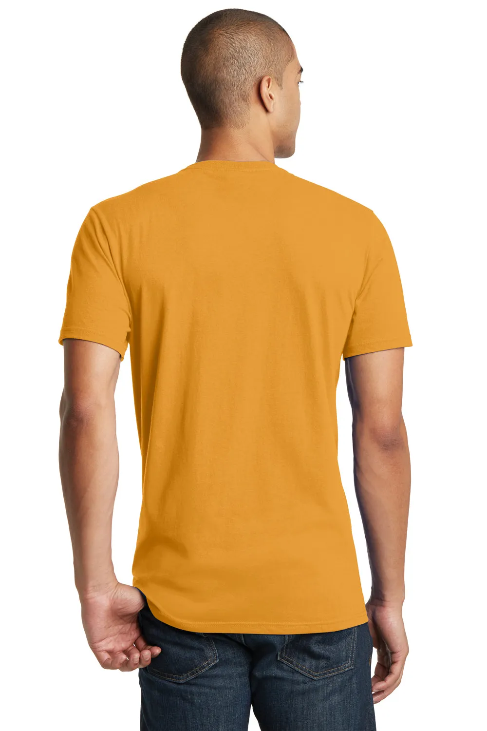 District Mens The Concert Short Sleeve Crewneck T-Shirt - Gold
