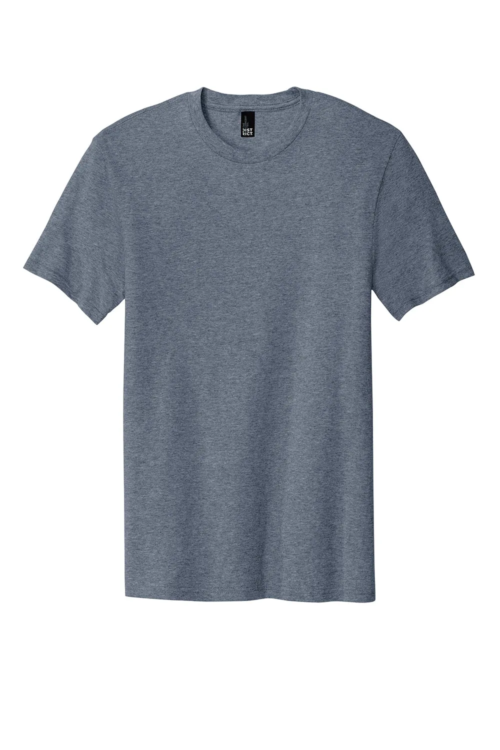 District Mens The Concert Short Sleeve Crewneck T-Shirt - Heather Navy Blue